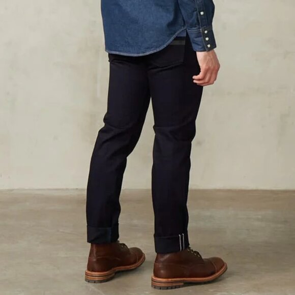Momotaro Selvedge Denim Jeans 0306-IBSP Tight Tapered 15.7oz Indigo Black Japan - Picture 2 of 16